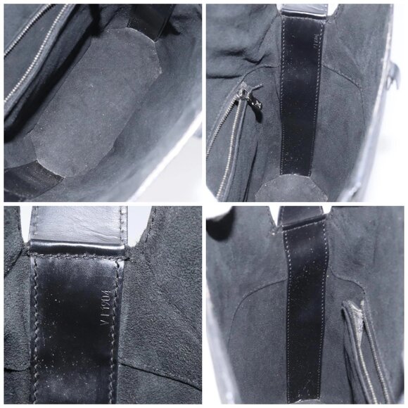 LOUIS VUITTON Epi Sac Seau Shoulder Bag Black M80161 LV Auth 126787 - Picture 15 of 16